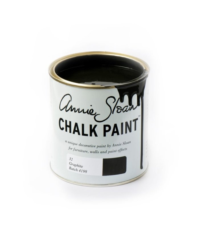 Annie Sloan Chalk Paint – Graphite - Šedá černá - Velikost: 1l