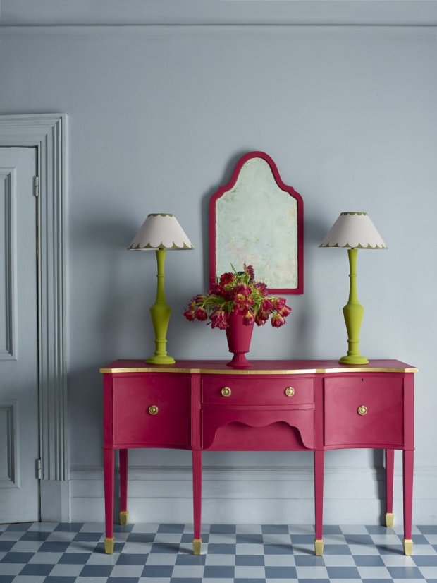 Annie Sloan Chalk Paint – Capri Pink - Sytě růžová - Velikost: 1l
