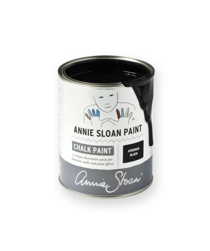 Annie Sloan Křídová Barva - Athenian Black - Černá - Velikost: 1l