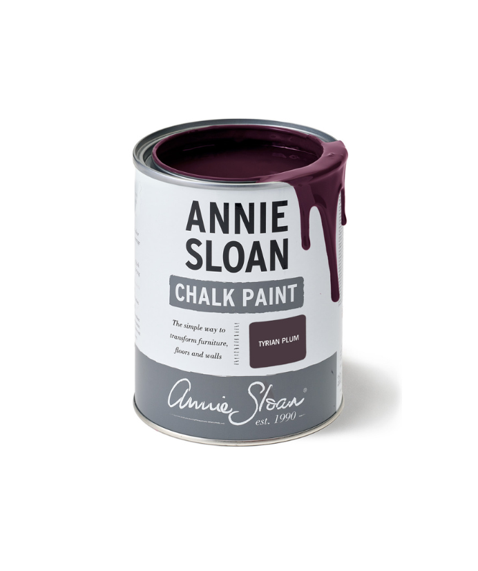 Annie Sloan Křídová Barva – Tyrian Plum - Červenofialová švestková - Velikost: 120ml