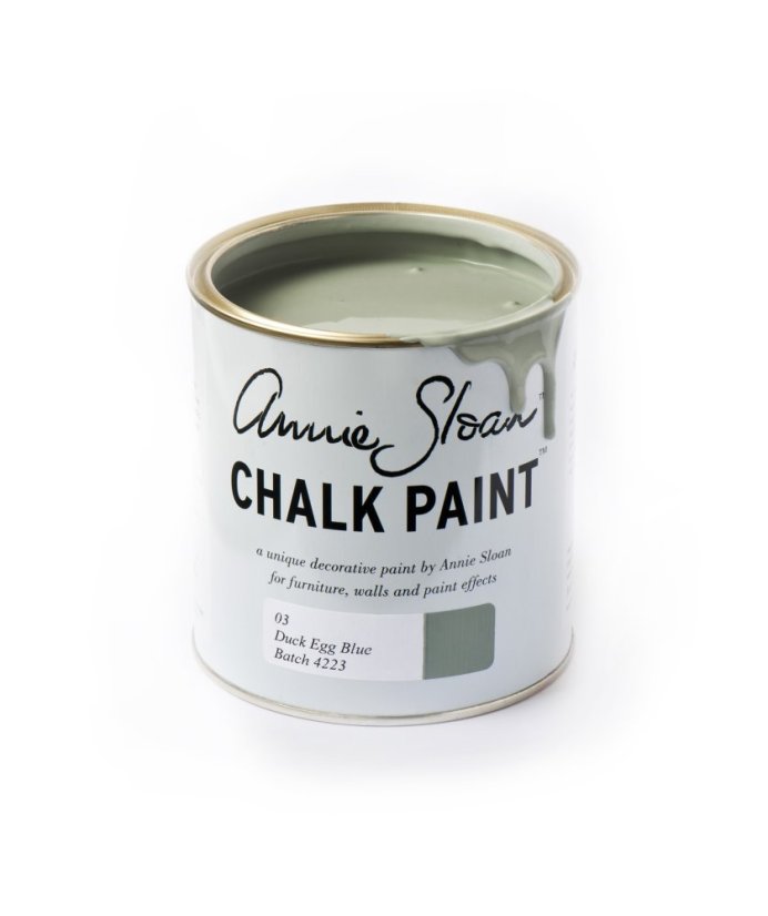 Annie Sloan Křídová Barva – Duck Egg Blue - Šedá zelená - Velikost: 1l